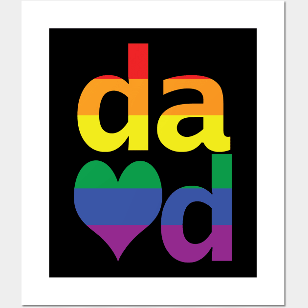 Dad Pride Wall Art by ellenhenryart